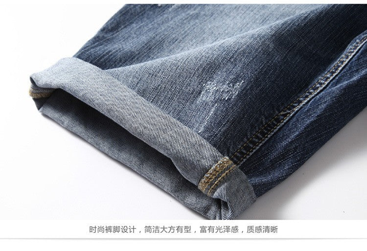 Men Gray Denim Shorts Jeans Pants Good Quality Men Cotton Knee Length Short Jeans New Summer Male Large Size Denim Shorts 42
