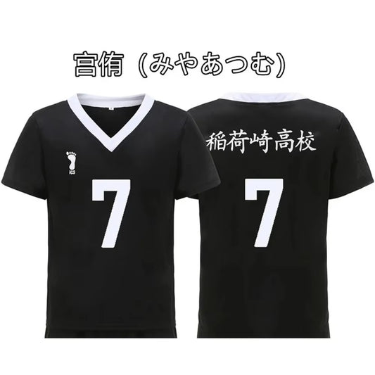 2025 men Anime Miya Atsumu Miya Osamu Cosplay Costume Jersey Rintaro Suna Sportswear Inarizaki School Volleyball Team Uniform