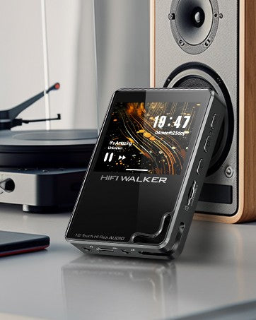 Hifi Walker H2 DAP HIFI Player, Dois Bluetooth 5.2, DAC FLAC DSD Sem Perdas, Expansível até 512GB, Reprodutor de Música Hi-Res com Tela de 2"