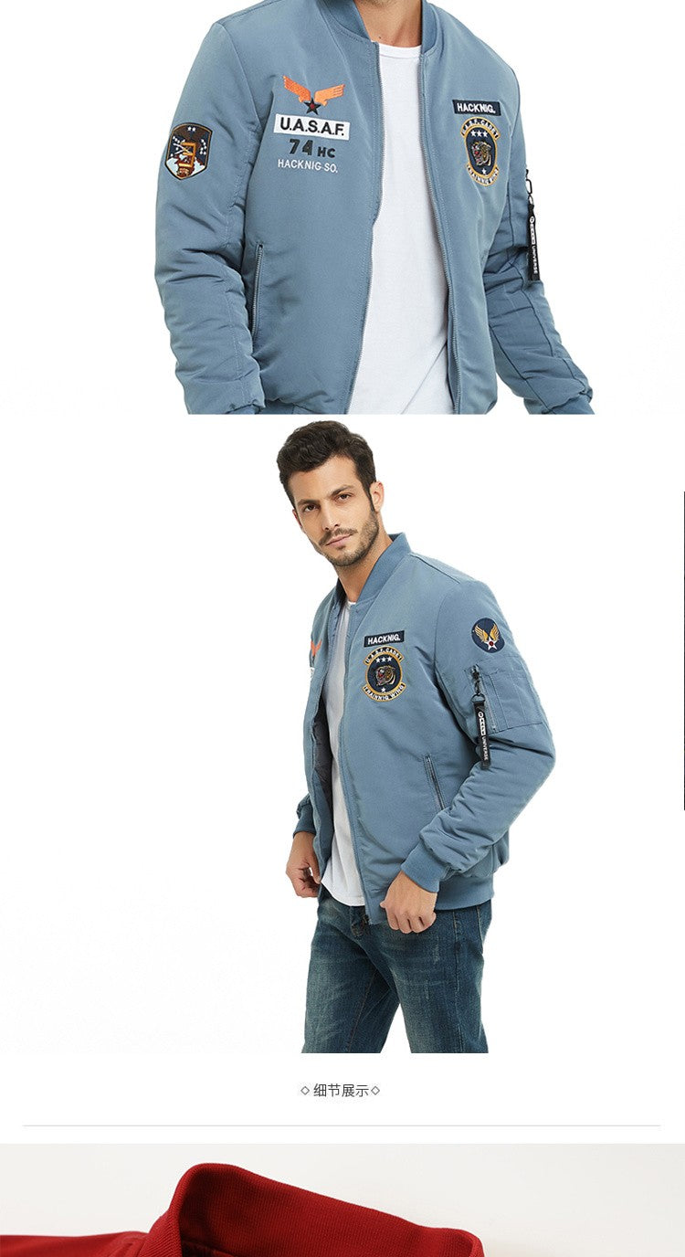 Men Bomber Jackets 2027 XK Coats Slim Fit Jackets Casual Coats Good Quality Male Cotton Stand Collar Outerwear Coats 4XL