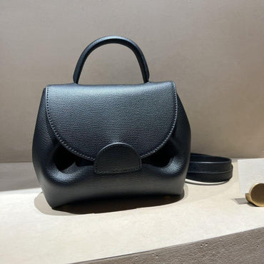 French Style Niche Fashion Crossbody Top Handle Bag Women Pu Leather Casual Daily Luxury Handbag Adjustable Shoulder Strap Y2k