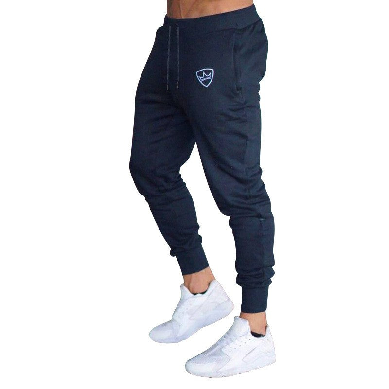 Shield Print New Men's Sweatpants Spring Autumn Breathable Jogging Pants Multiple Packs Male Outdoor Concise Straight Trousers