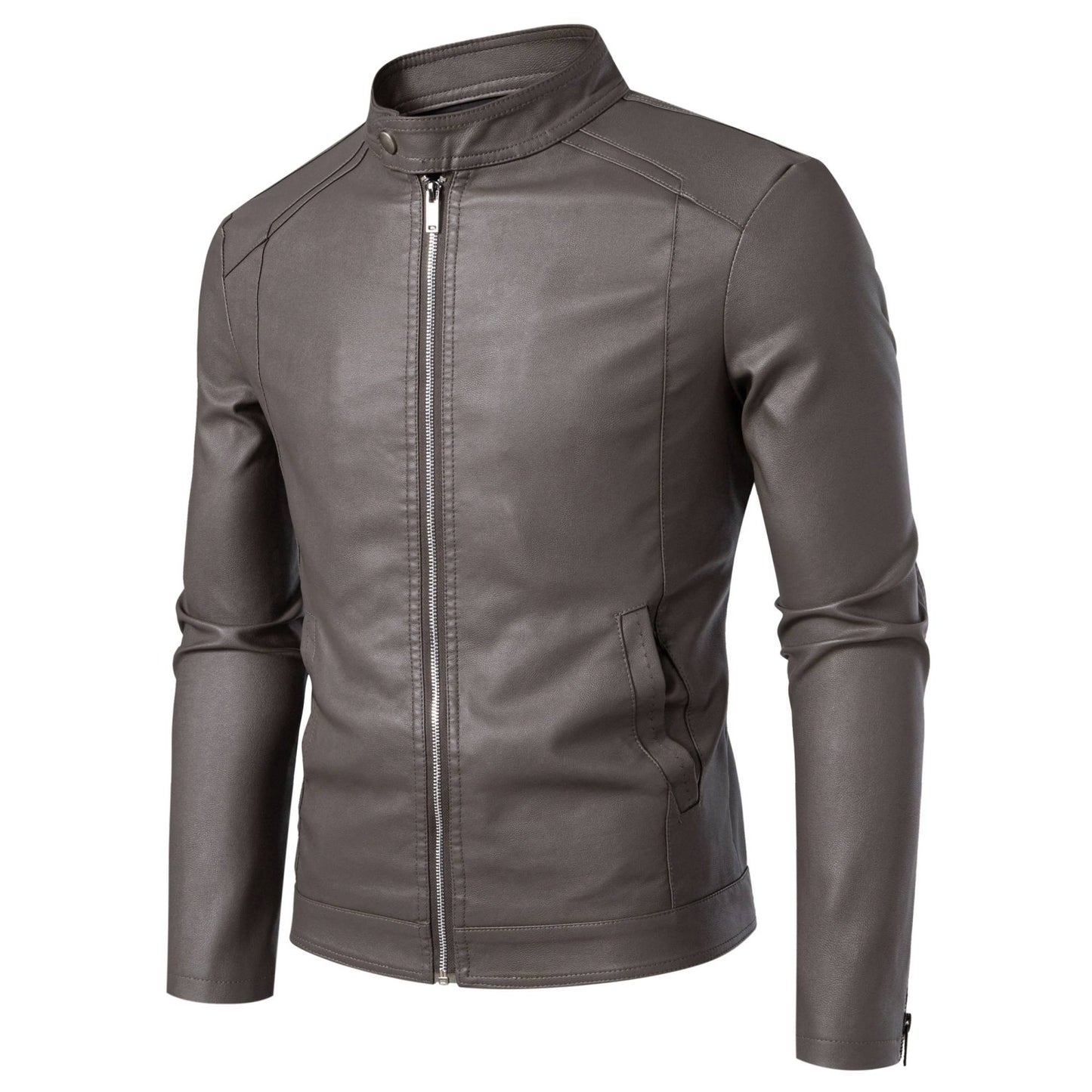 Mens PU Leather Jacket Men's Jackets Autumn Winter Warm Black Outdoor Outwear Coats 5XL Plus Szie ?????????? ???????