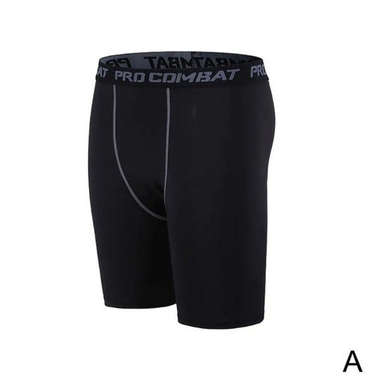 2025 New Men's Sports Leggings, Fitness Elastic Compression Leggings, Quick Drying Shorts, Running Training Elastic Shorts