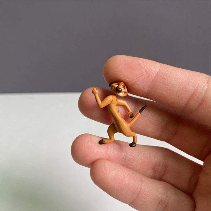Disney The Lion King Kawaii 3.5cm Simba Action Figure Toy Cute Lion Simba Finger Toy Birthday Gifts for Kids
