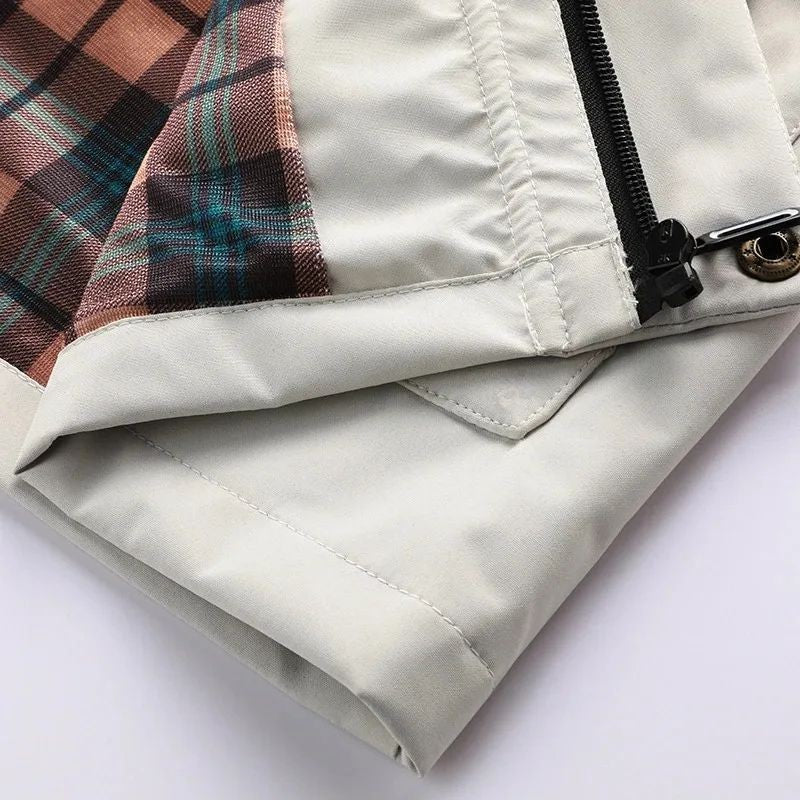 Men's Outdoor Sports Cross-Country Camping Soft Shell Jogging Leisure Trend Windproof Waterproof Fashion Plus Size Jacket M-6xl