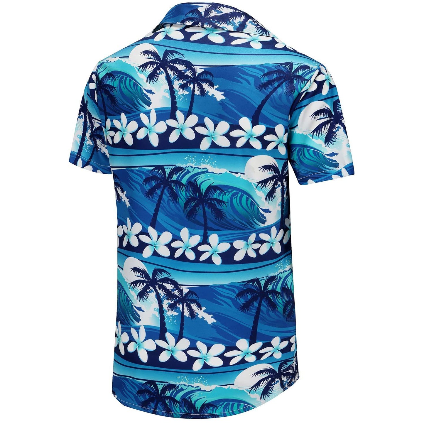 KYKU Funky Halloween Hawaiian Shirt for Men Palm Beach Shirts Tropical Vacation Shirts