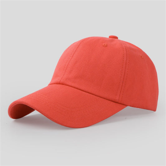 Casual Baseball Cap for Men Women Solid Color Cotton Hat Fashion Simple Black Pink White Wine Red Navy Blue