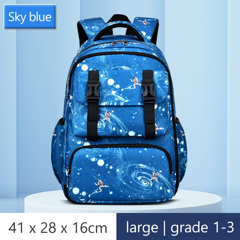 Mochila Ergonômica de Suporte Confortável para Coluna, para Livros Infantis do Ensino Fundamental e Médio Meninos Leve