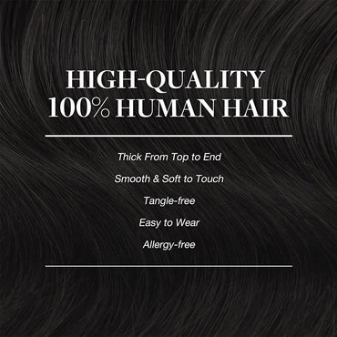 Mega Hair Tic Tac Humano 30-60cm Liso 120g 100% Cabelo Humano Brasileiro Remy Tic Tac para Mulheres