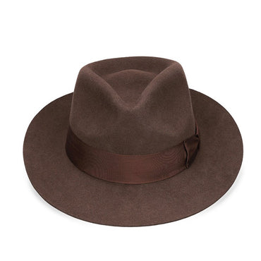 New British 100% Wool Felt Hat Men Fedora Big Size Raw Edge Brim Satin Lined Gangster Hat Premium Quality
