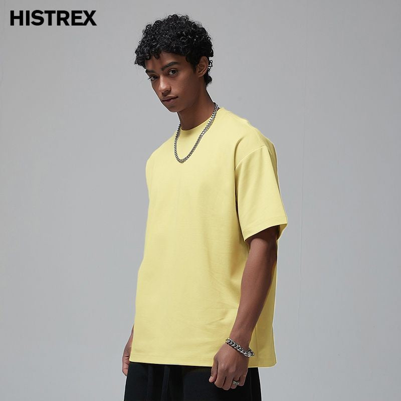 100 Heavy Weight Cotton T shirt For Men Women,Short Sleeve Plain Tops,Solid Oversized Tee Shirts,Quality Clothing 6.8oz 230gsm