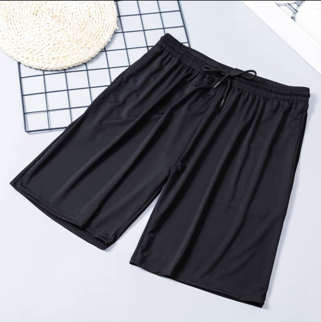 Summer New Men's Pajama Pants Five Pants Men's Summer Beach Pants Men's Casual Running Sports Shorts Men's 5 Straight Pants
