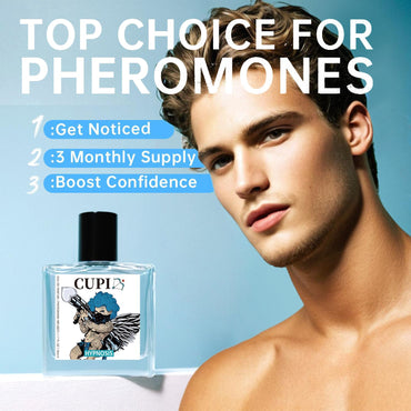 50ml Colônia Cupid Perfume Feromônio Colônia Masculina Longa Duração Aumenta a Intimidade Perfume Hombre de Alta Qualidade Atrai Mulheres