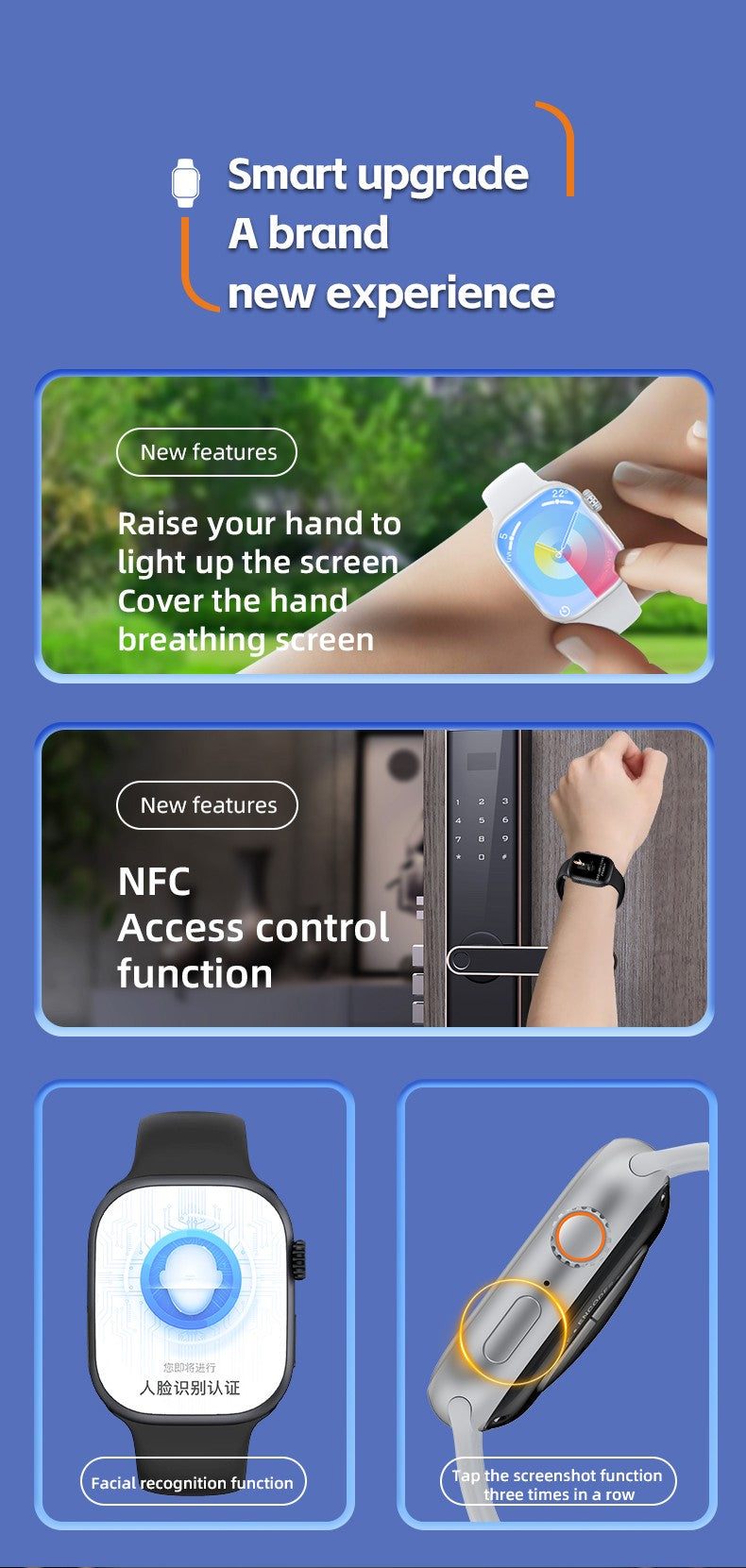 CD99 watch X 5G smartwatch 2.29inch AMOLED 5G LTE smart watch with 180 ° rotary camera GPS WiFi SIM card slot health monitoring