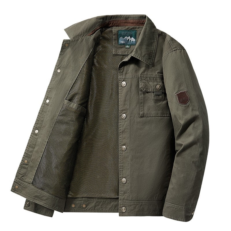 mens cargo jackets New Fashion bomber jacket mens wear simple British style Warm Windproof Jacket and coat baseball jacket male