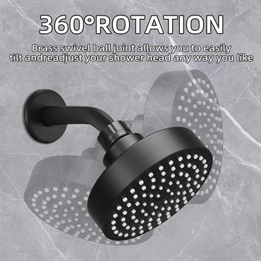 Bathroom Facilities 4 Inch Black Faucet Replacement Exquisite And Compact Bathroom Beautiful Shower Head Decoration