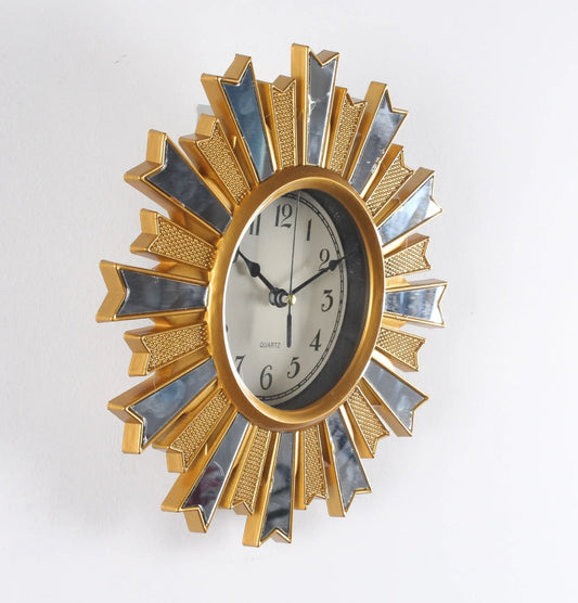 Vintage Wall Clock Room Design Round Silent Clocks Wall Mounted Wooden Carfts Decoration Silent Clocks Wall Art