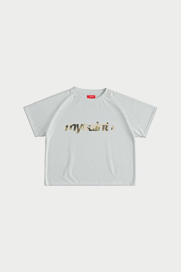 Y2K retro punk street English logo print design fashionable couple casual short sleeved hip hop gothic Harajuku loose shirt