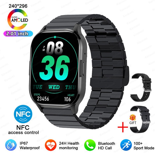 Smartwatch Ultrafino Masculino Feminino Tela Sempre Ativa Pulseira Esportiva Chamada Bluetooth Fashion Smartwatch Saúde Mostrador Personalizado