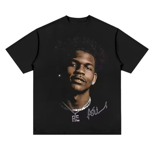 American Professional Basketball Star Sports Tee Shirt Homm Men Clothing Short Sleeve Oversize Printing Pullover T-shirt