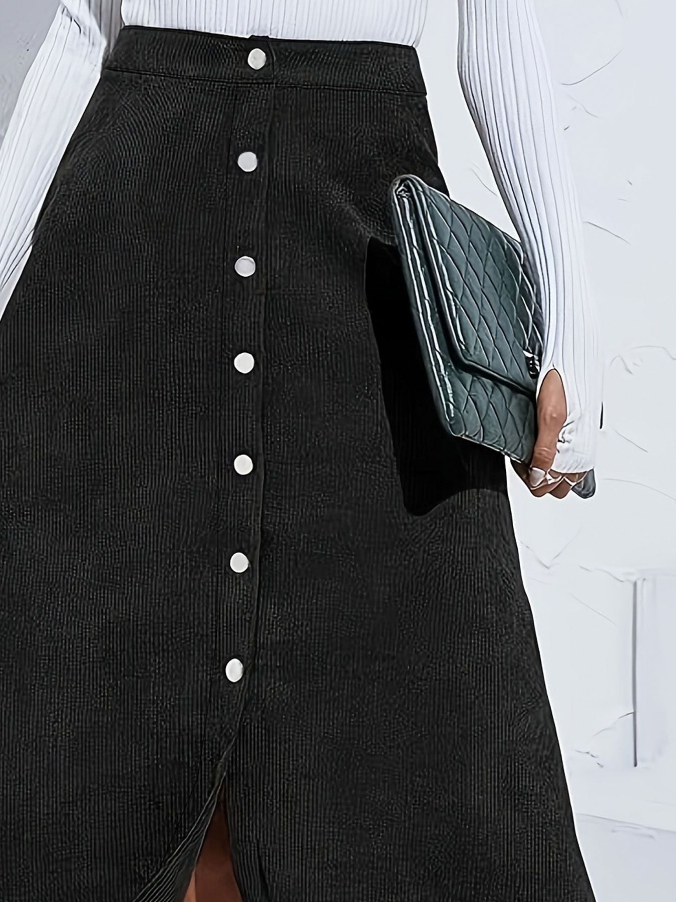 Women Plus Size Autumn Skirt