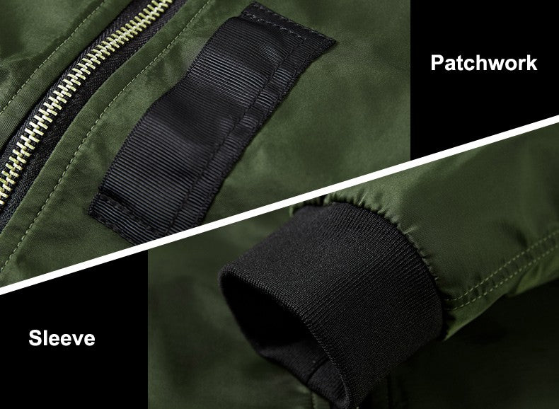 DIMUSI Men's Bomber Jackets Casual Male Outwear Windbreaker Coats Fashion Hip Hop Men Sports Pilot Baseball Jackets Clothing