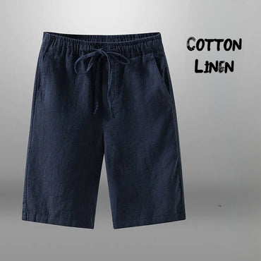 Men Shorts for Men Cotton Linen Casual Breathable Beach Shorts Men's Short Sweatpants Vacation Gym Basketball