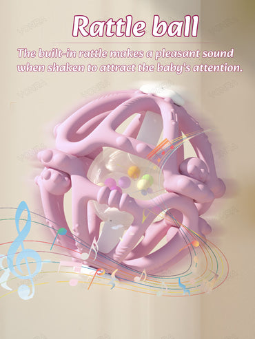 Removable Rattle & Sensory Teether Bed Bell Silicone Montessori Ball Newborn Baby Toys Children's Kids Gift Development Games