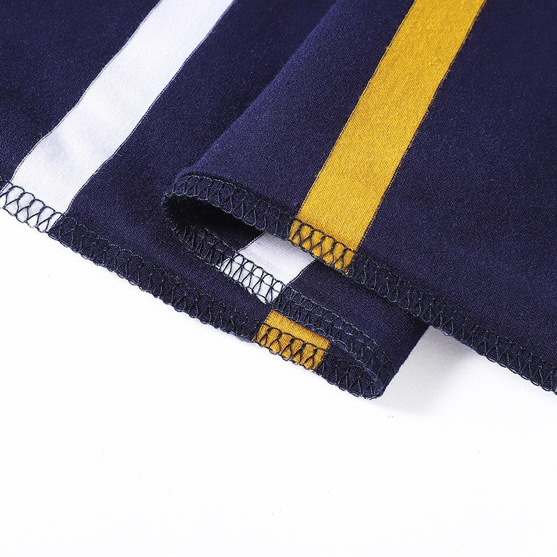 Men Polo Shirt Cotton Embroidery Long Sleeve Spring Stripe Polo Shirt Men Autumn Casual Fashion Polo Shirt Business T-shirts Men