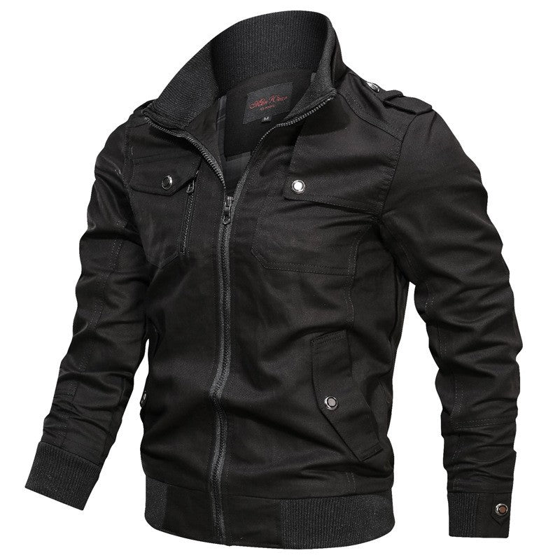 Spring Autumn Jacket Men Cotton Windbreaker Bomber Coat Military Men's Tactics Jackets Man Cargo Casual Jacket Mens Clothes 2025