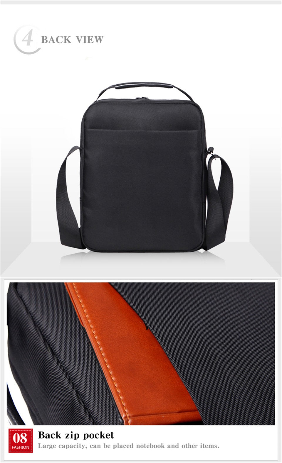 Swiss Waterproof Oxford Men's Messenger Bag Multifunction Business Casual Briefcase bag Travel Male Shoulder Bag Fashion Handbag