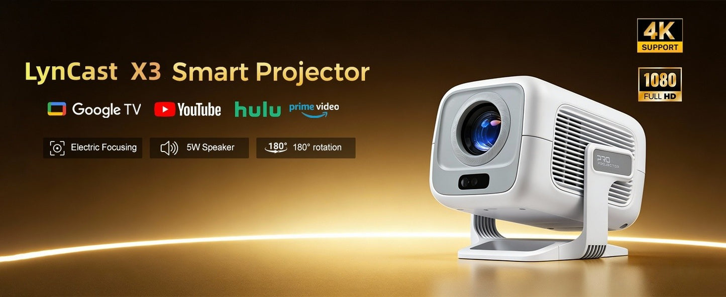 Upgrated HY300 Projector Native 1080P Support 4K 450ANSI Projector X3AQ Wifi6 & BT5.4 Android 11.0 System Beamer Portable Cinema