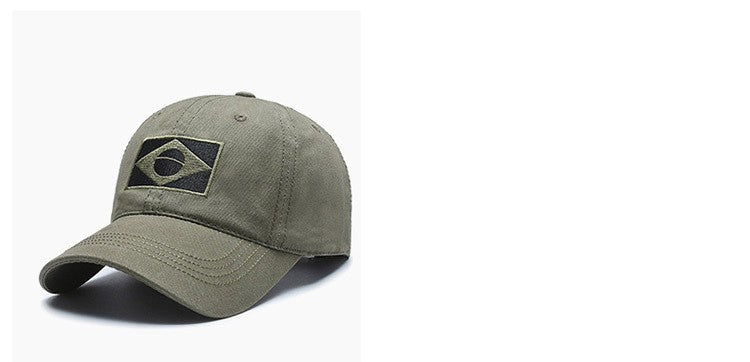 Outdoor Sports Baseball Cap Men'S Camouflage Cap, Middle And Young Men'S Casual Sun Protection Hat Brazilian Hat