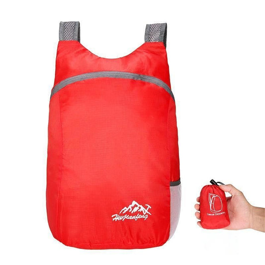 Bolsa esportiva leve para exterior mochila impermeável resistente ao desgaste mochila de viagem mochila dobrável pequena mochila de armazenamento