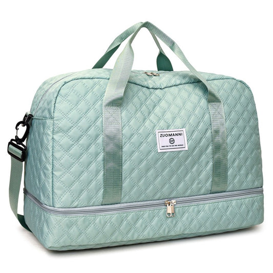 Fashionable Multifunctional Travel Luggage Bag with Independent Shoe Compartment,Suitable for Travel,Sports and Fitness,Camping