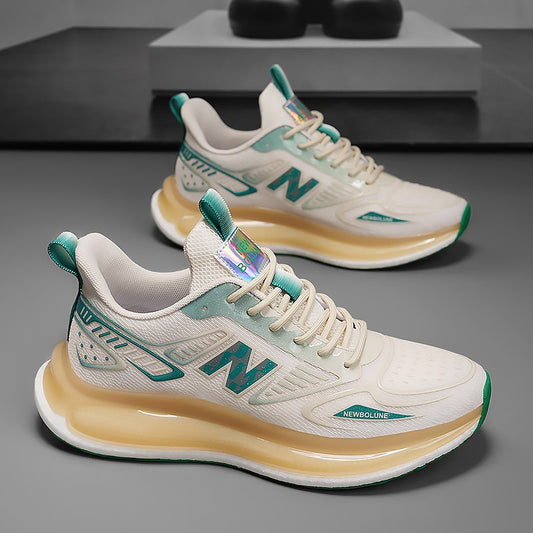 Sports Shoes for Men Mesh Breathable Comfortable Outdoor Sports Trendy Lace-up Sneakers 2025 New Casual Running Shoes for Man