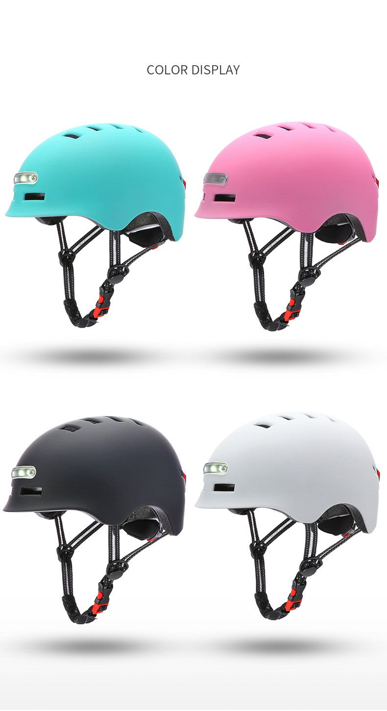 NOVO Capacete de Ciclismo Inteligente com Luz Traseira de LED Bicicleta Adulto Elétrica MTB Bicicleta de Estrada Patinete para Esporte Capacete Urbano Masculino Feminino 2#