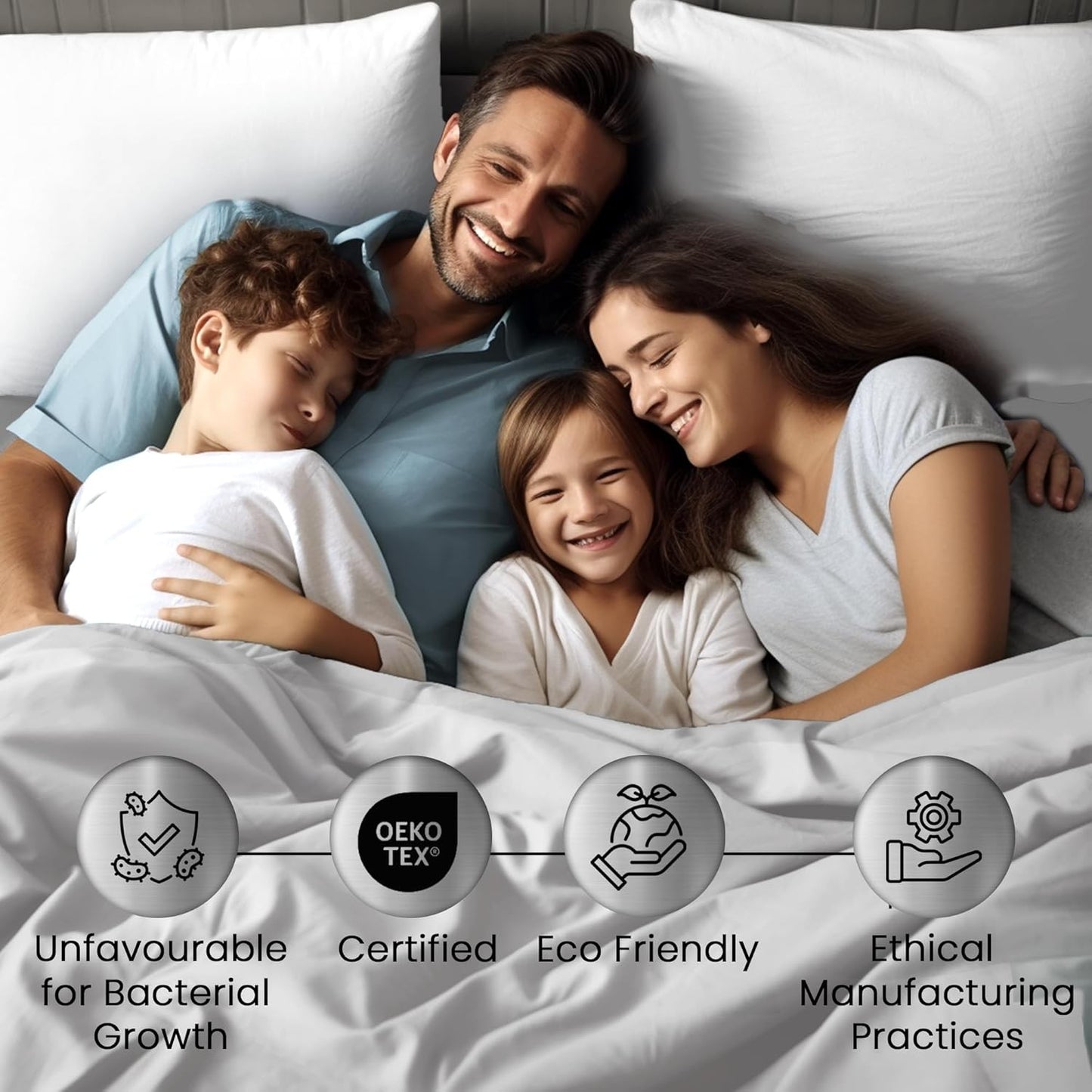 100% Tencel King Sheet Set, Soft Breathable 300 Thread Count, Cooling Moisture-Wicking Sheets for Deep Mattresses