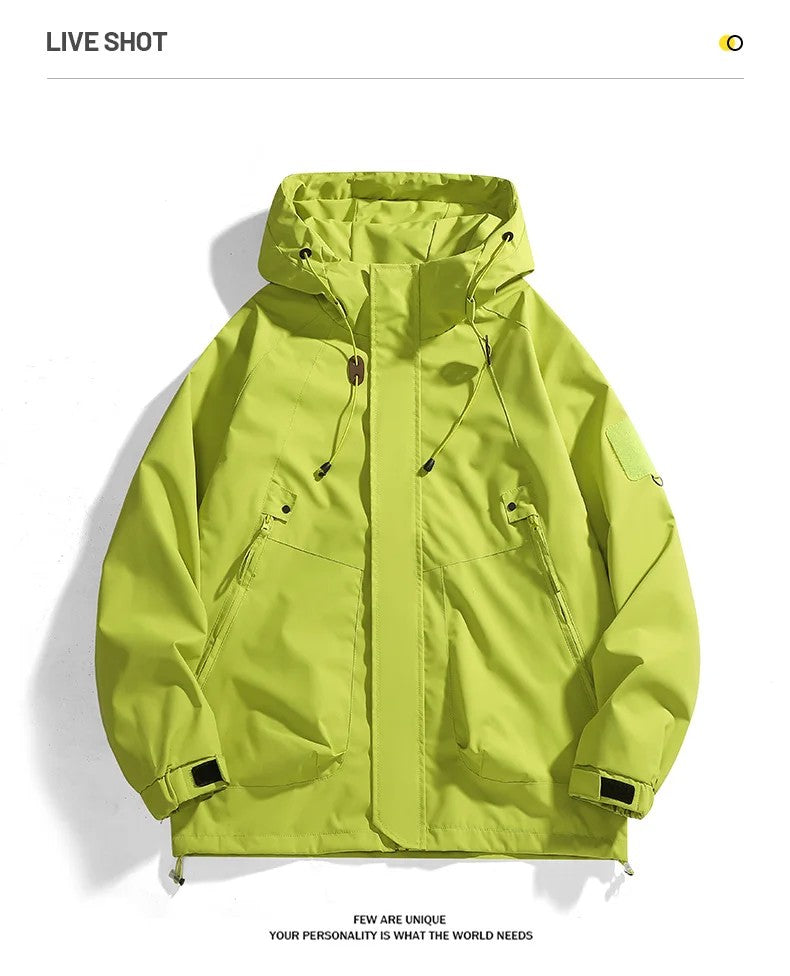 Unisex Outdoor Waterproof Jacket Windbreaker Coat Autumn Breathable Fishing Camping Windproof Jackets Men Women Clothing