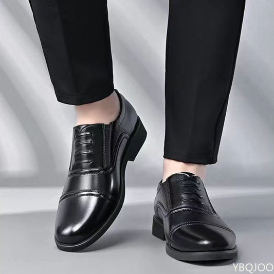 Large Size Fashionable Men's Daily Comfortable Business Office Formal Shoes Low Cut Round Toe Multifunctional Men's Wedding Shoe