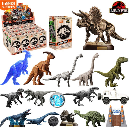 BLOKEES Jurassic World Natural Collection2 Jurassic Park Dinosaurs TERRAVENTURE Assembled Doll Action Figure Toys Doll Gifts