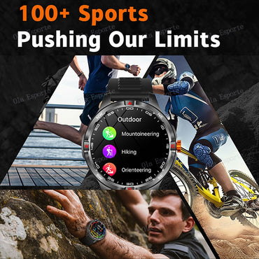 T-Rex 3 Military 1000mAh Battery Smart Watch 10ATM Waterproof GPS Track Compassr Bluetooth Call AMOLED Men Swim Sport Smartwatch