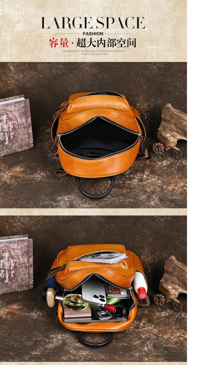 MOTAORA 2025 New Retro Backpacks For Women Bags Designer Hand-painted Genuine Leather Luxury Girls School Backpack Woman Bagpack