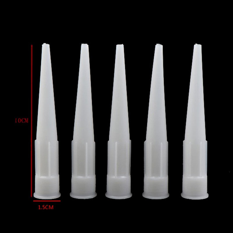 20 Peças Bicos Universais para Pistola de Calafetar Bicos de Plástico para Cola de Vidro Pontas de Calafetagem de Silicone para Vedante Boca Ferramentas de Construção Doméstica