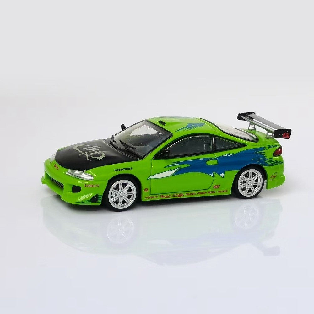 Miniatura de Carro Diecast Transcend Eclipse Fast 1:64 Edição Limitada 999pçs Colecionável Brinquedo Automotivo Veículo Modelos Presente