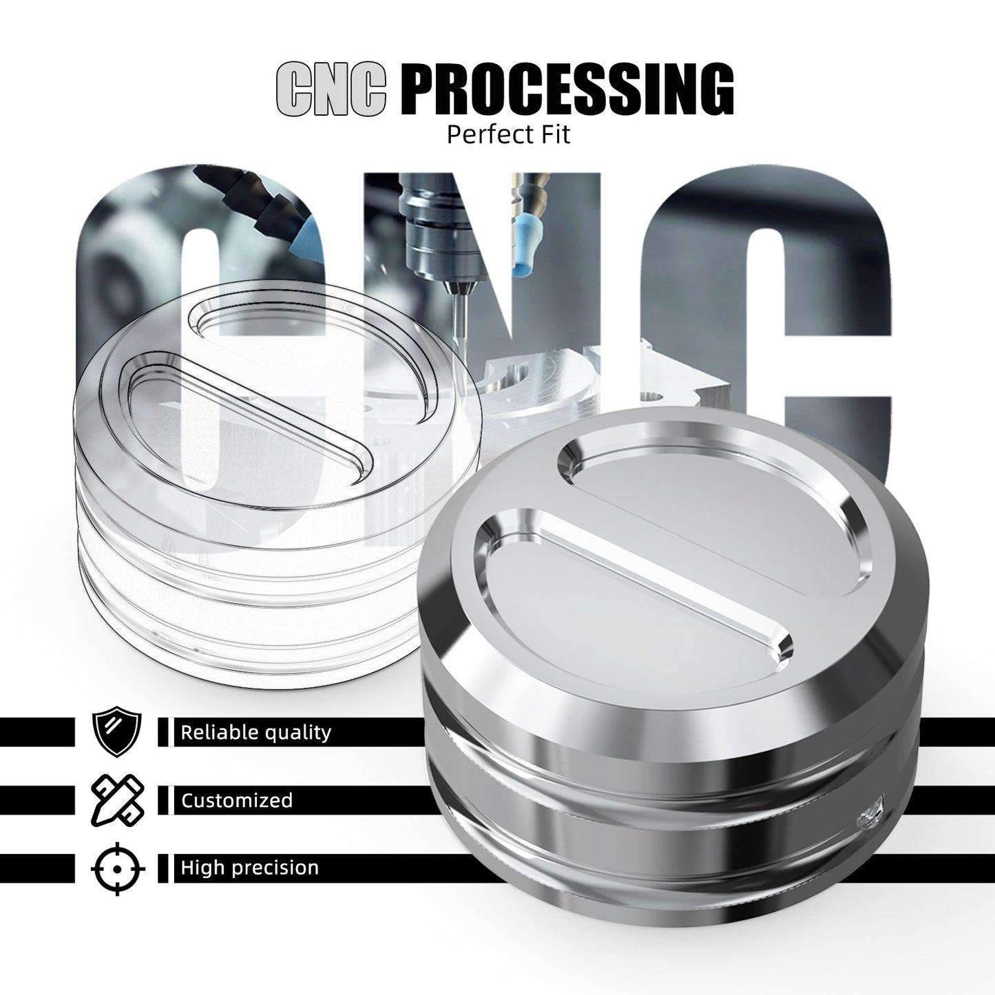 For Harley Sportster 883 Super Low XL883L 2014-2020 Upper Fork Stem Covers Sportster 1200 Custom XL1200C Street Bob FXBBS 114