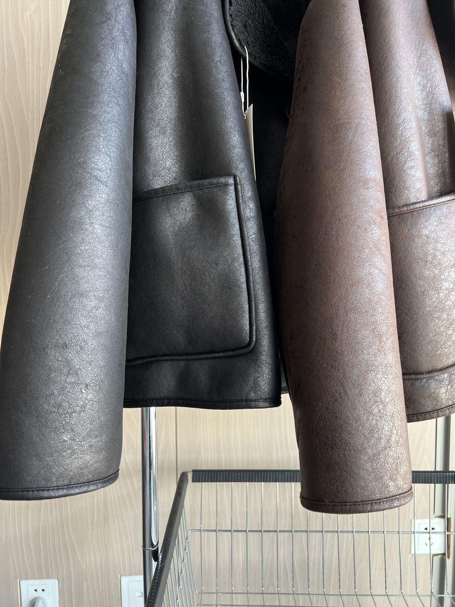 2024 Fall/Winter New Arrival Traf Women's ZW Series Double-Sided Collar Oversized Long-Sleeve Jacket Warm Coat 3548246