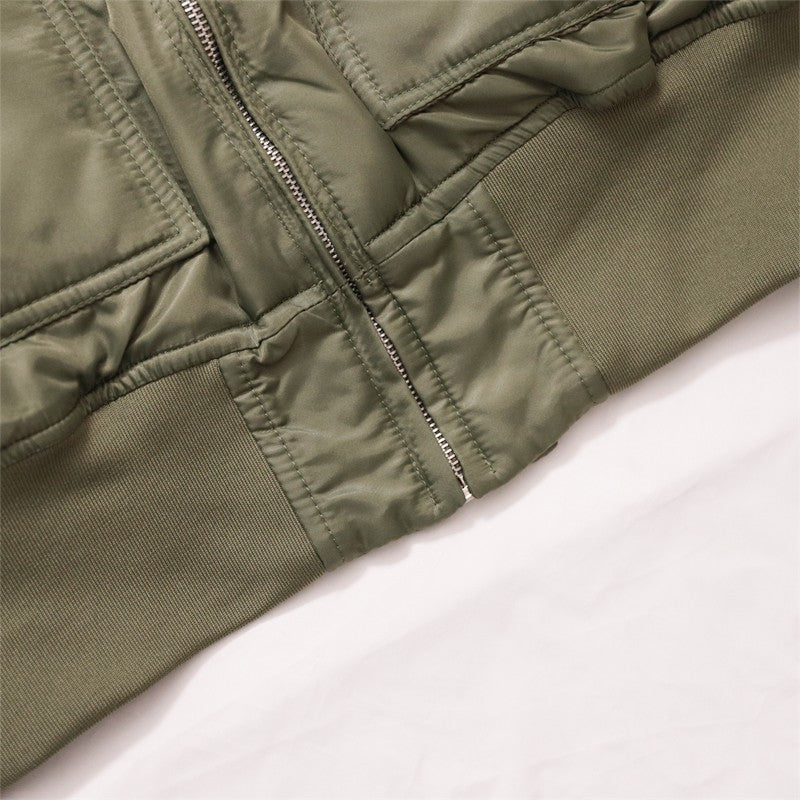 TOP GUN CWU-45P Plus Size Waterproof Outdoor Motorcycle Puffer Black Bomber Varsity Jacket Men Womens Thick Winter Coat