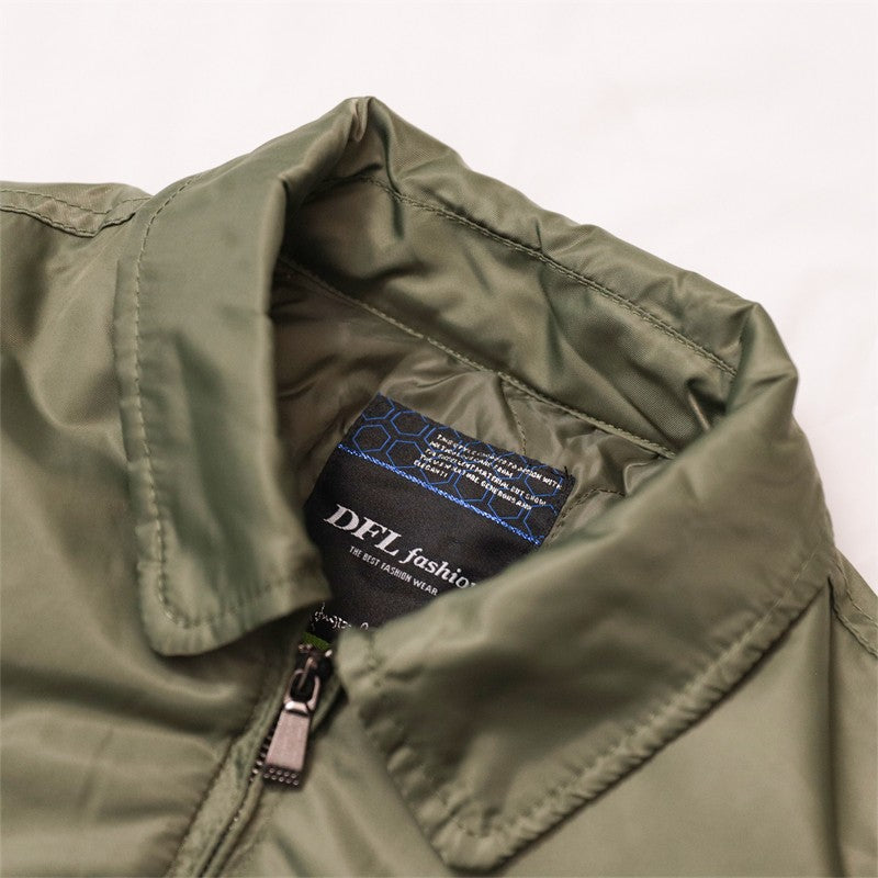 TOP GUN CWU-45P Plus Size Waterproof Outdoor Motorcycle Puffer Black Bomber Varsity Jacket Men Womens Thick Winter Coat